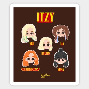 Itzy Not Shy fanart Sticker